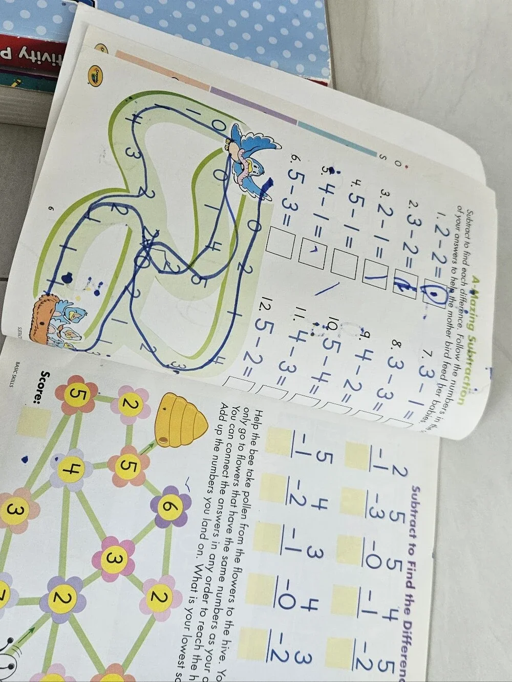 Crayola bright subtraction